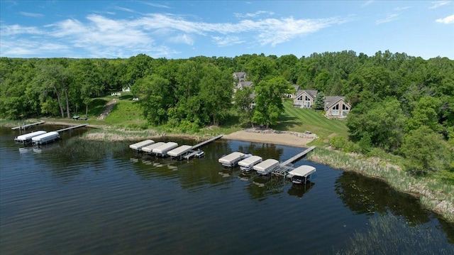 4132 Omaha Ln NW, Alexandria, MN 56308 - view of subject property featuring a nearby body of water and a heavily wooded area