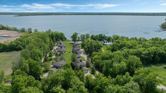 4132 Omaha Ln NW, Alexandria, MN 56308 - aerial view of residential area featuring a nearby body of water
