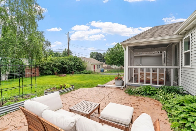 321 15th Ave N, Hopkins, MN 55343 - view of patio with outdoor lounge area