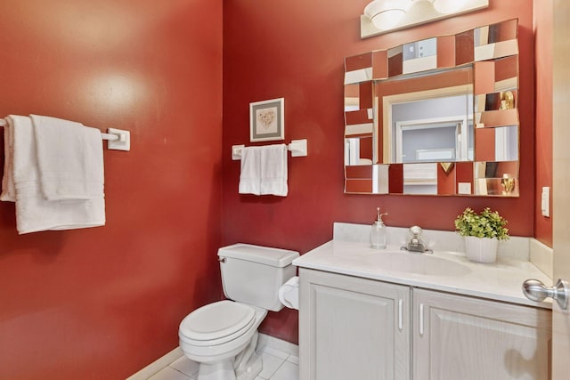 8910 Hilloway Rd, Eden Prairie, MN 55347 - bathroom with vanity and tile patterned floors