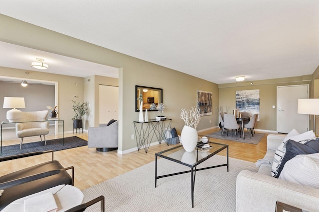 52 Groveland Ter Unit A402, Minneapolis, MN 55403 - living area with light wood finished floors and baseboards