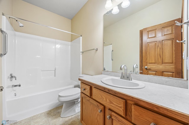 4388 52nd St S, Fargo, ND 58104 - full bathroom featuring vanity,  shower combination, and tile patterned flooring