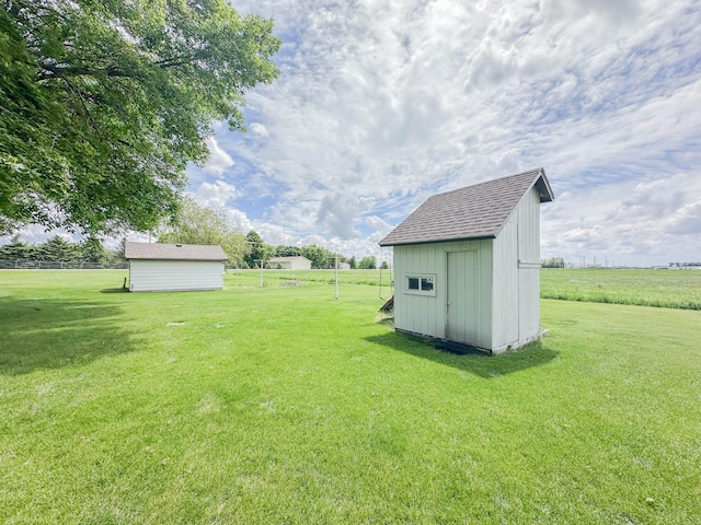 731 Grove Ave, Bird Island, MN 55310 - view of grassy yard with a view of countryside