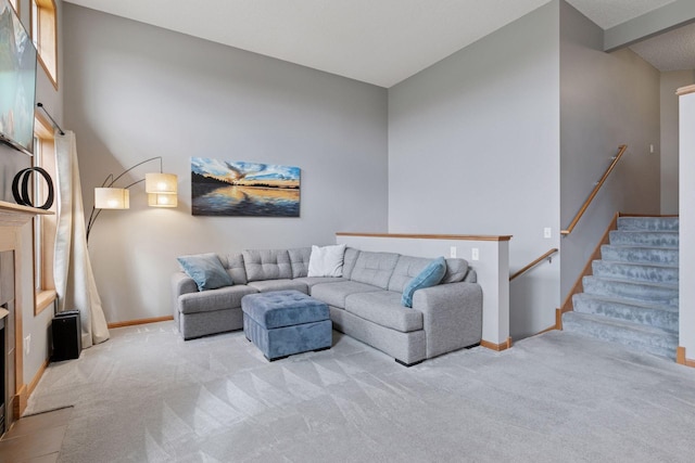 9741 Saint Andrews Dr, Elko New Market, MN 55020 - living area with carpet and baseboards