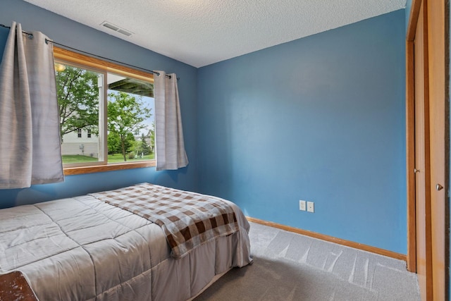 9741 Saint Andrews Dr, Elko New Market, MN 55020 - bedroom featuring baseboards, carpet flooring, and a textured ceiling