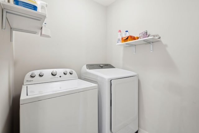 23615 Underclift St NW, Saint Francis, MN 55070 - laundry area with independent washer and dryer