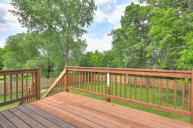 454 Roosevelt Dr, Dresser, WI 54009 - view of wooden terrace