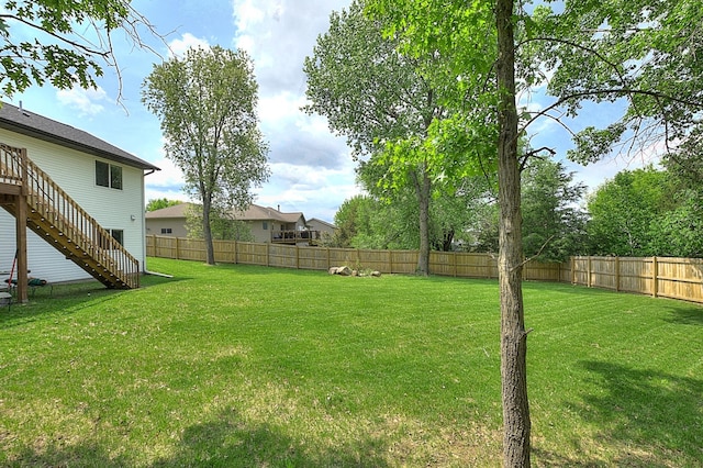 454 Roosevelt Dr, Dresser, WI 54009 - view of yard featuring stairway