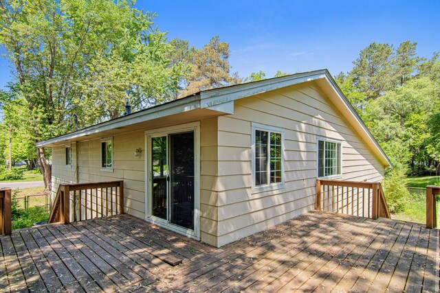 18905 Yalta St NE, East Bethel, MN 55092 - view of wooden terrace