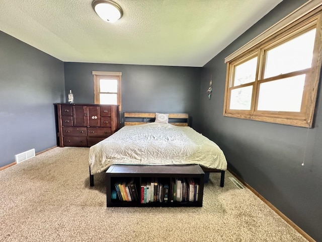 507 5th St NW, Barnesville, MN 56514 - bedroom with carpet, baseboards, and a textured ceiling