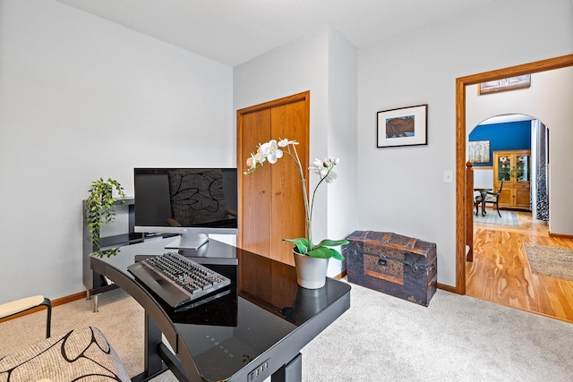 2040 Fountain Ln, Waconia, MN 55387 - office space with arched walkways and carpet flooring