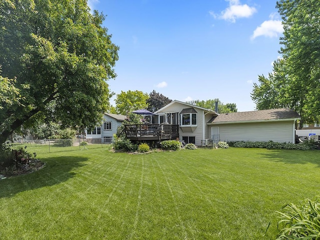 10740 99th Pl N, Maple Grove, MN 55369 - rear view of property with a deck