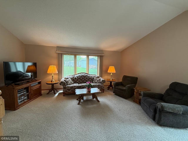 1508 Terrance Cir NE, New Prague, MN 56071 - carpeted living area with lofted ceiling