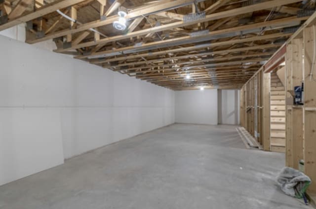 642 Haeberle Ave, New Ulm, MN 56073 - view of unfinished basement
