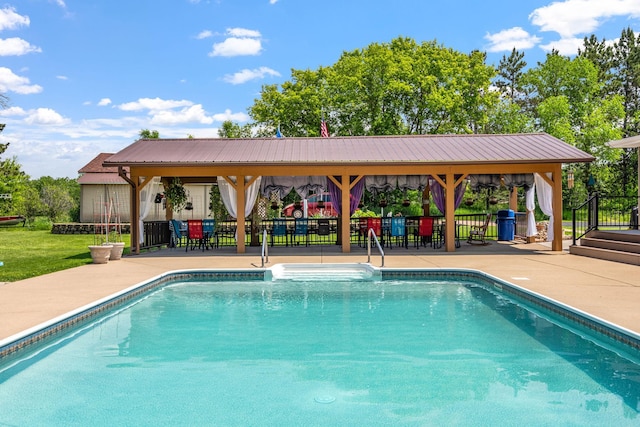 11520 120th St N, Stillwater, MN 55082 - swimming pool featuring a gazebo and a patio