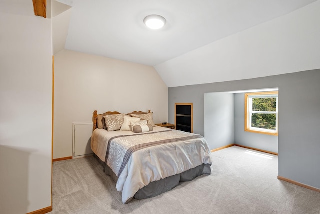 11520 120th St N, Stillwater, MN 55082 - bedroom featuring carpet, baseboards, and lofted ceiling