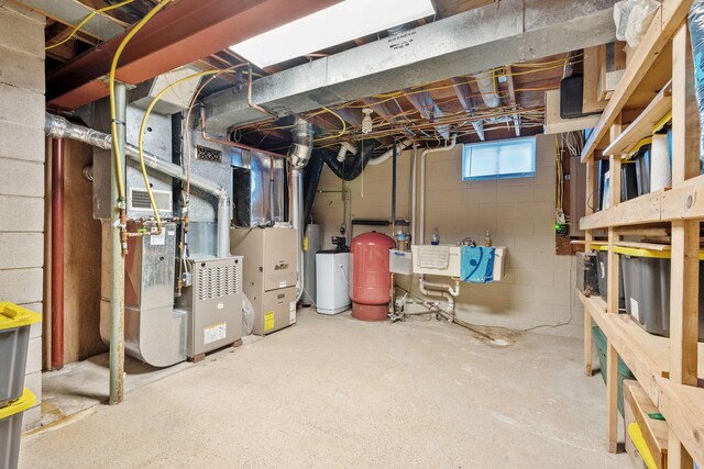 11520 120th St N, Stillwater, MN 55082 - below grade area featuring heating unit