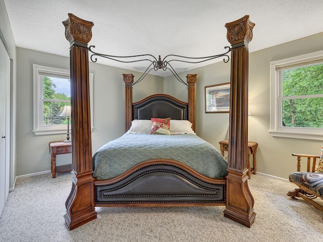 1144 Waldon Pl, Arden Hills, MN 55112 - carpeted bedroom featuring baseboards and a textured ceiling