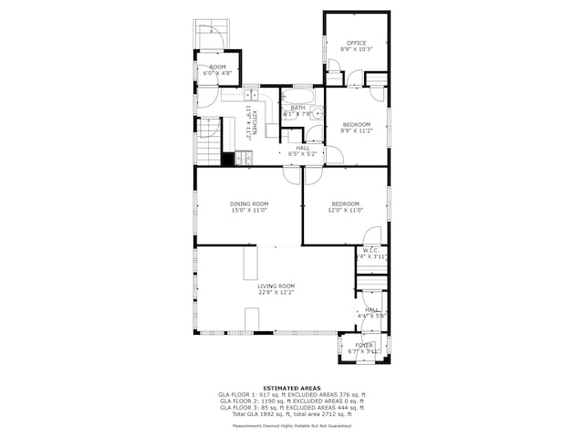 1441 Simpson St, Saint Paul, MN 55108 - view of floor plan / room layout
