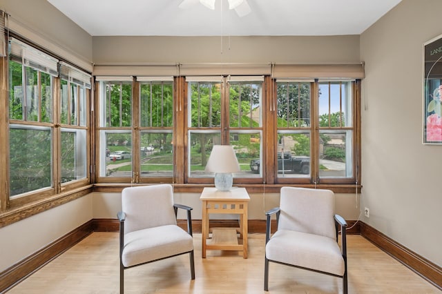 1441 Simpson St, Saint Paul, MN 55108 - sunroom / solarium featuring wood finished floors and baseboards