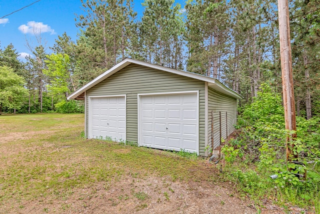 4480 253rd Ave NW, Isanti, MN 55040 - view of detached garage