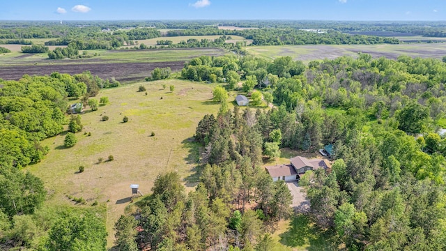 4480 253rd Ave NW, Isanti, MN 55040 - aerial view of property's location with rural landscape