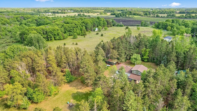 4480 253rd Ave NW, Isanti, MN 55040 - aerial overview of property's location with rural landscape