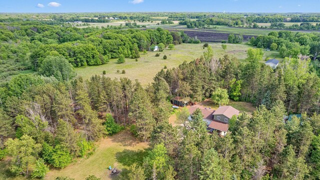 4480 253rd Ave NW, Isanti, MN 55040 - aerial overview of property's location featuring rural landscape
