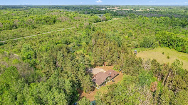 4480 253rd Ave NW, Isanti, MN 55040 - drone / aerial view of a heavily wooded area