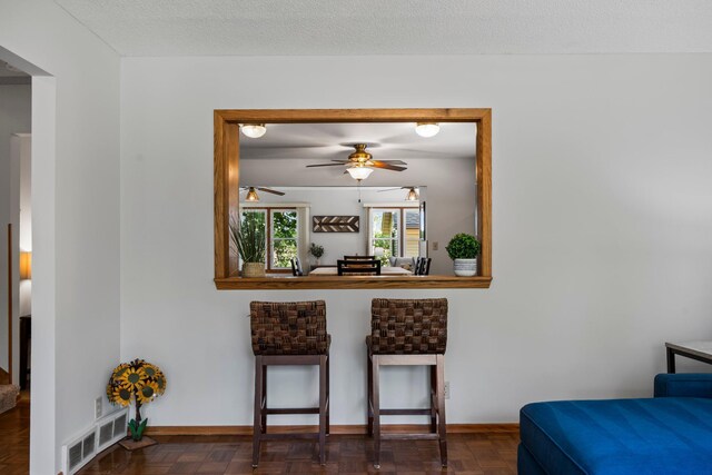 8170 113th St S, Cottage Grove, MN 55016 - living area with ceiling fan and baseboards