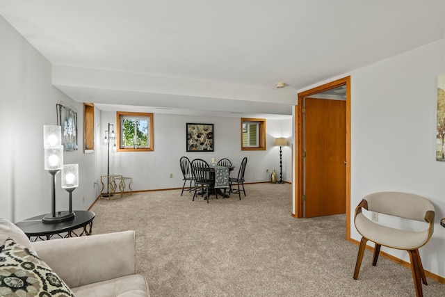 8170 113th St S, Cottage Grove, MN 55016 - carpeted living area featuring baseboards