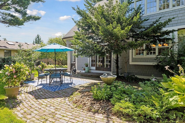 14 Forest Dale Rd, Minneapolis, MN 55410 - view of patio with french doors