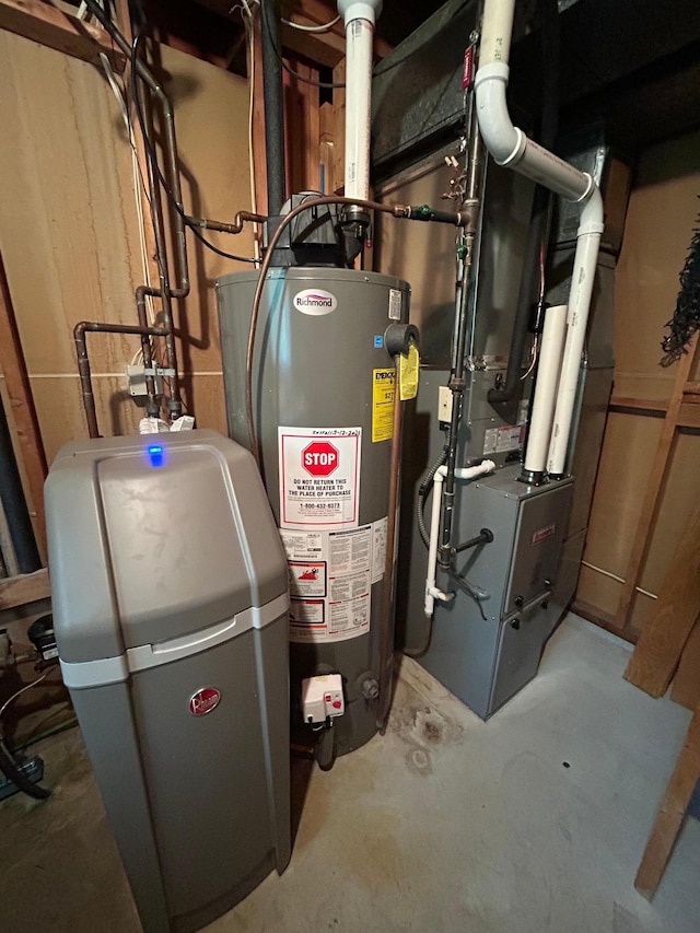3476 116th Ln NW, Coon Rapids, MN 55433 - utility room featuring water heater