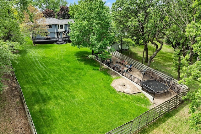 843 Northdale Blvd NW, Coon Rapids, MN 55448 - view of yard featuring view of wooded area
