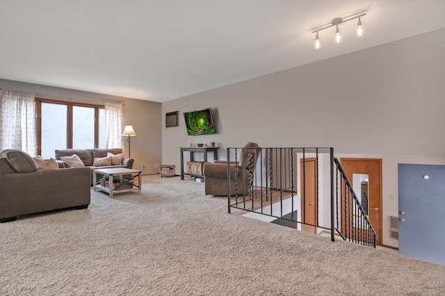 208 Concord St, West Concord, MN 55985 - living room with carpet floors