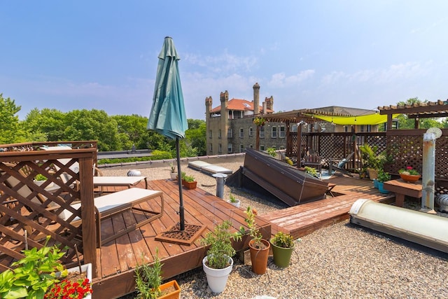 512 Laurel Ave Unit 1, Saint Paul, MN 55102 - view of wooden terrace