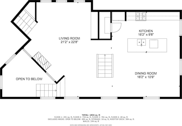 512 Laurel Ave Unit 1, Saint Paul, MN 55102 - view of home floor plan