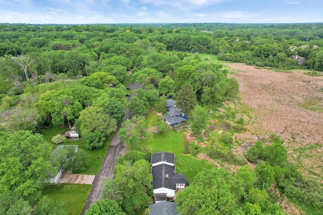 11418 Friar Ln, Minnetonka, MN 55305 - bird's eye view of a heavily wooded area