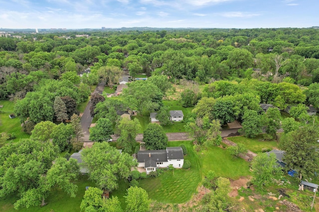 11418 Friar Ln, Minnetonka, MN 55305 - aerial view of a heavily wooded area