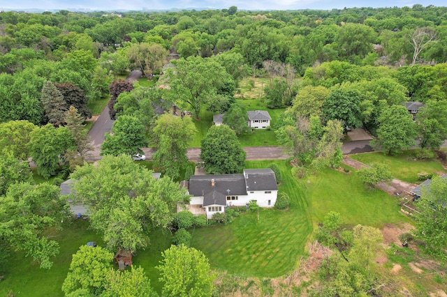 11418 Friar Ln, Minnetonka, MN 55305 - aerial view of property and surrounding area featuring a forest