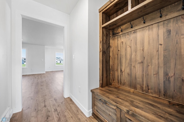 8378 62nd St S, Horace, ND 58047 - mudroom featuring wood finished floors and baseboards