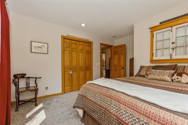 8935 180th St W, Faribault, MN 55021 - bedroom featuring recessed lighting, a closet, carpet, and baseboards
