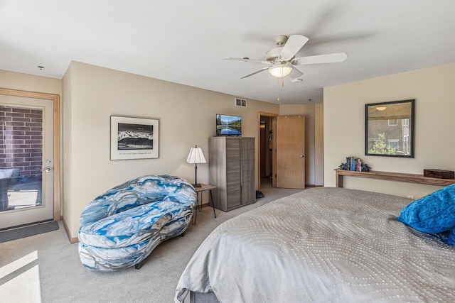 198 Elm St, Saint Paul, MN 55102 - bedroom with carpet and a ceiling fan
