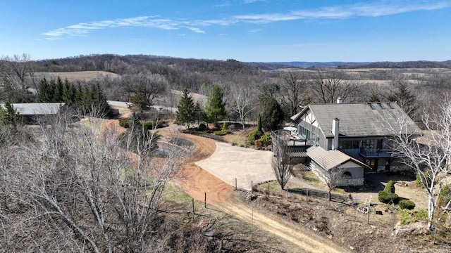 N30732 Square Bluff Rd, Blair, WI 54616 - view from above of property featuring a heavily wooded area