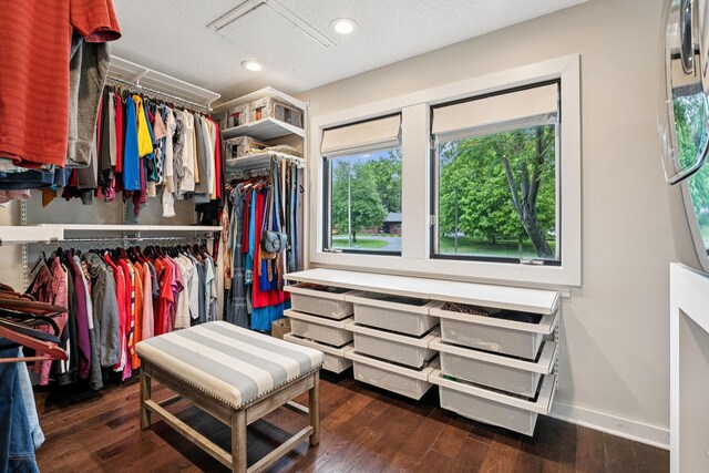 538 Silver Lake Rd NW, New Brighton, MN 55112 - spacious closet with hardwood / wood-style flooring