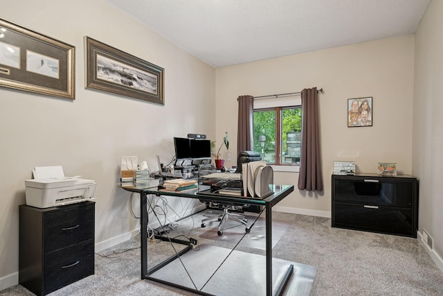 538 Silver Lake Rd NW, New Brighton, MN 55112 - carpeted office featuring baseboards