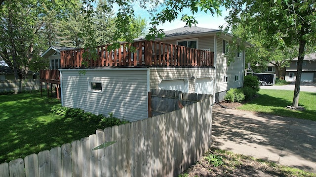 1715 Gateway Dr, Albert Lea, MN 56007 - view of property exterior featuring a garage and concrete driveway