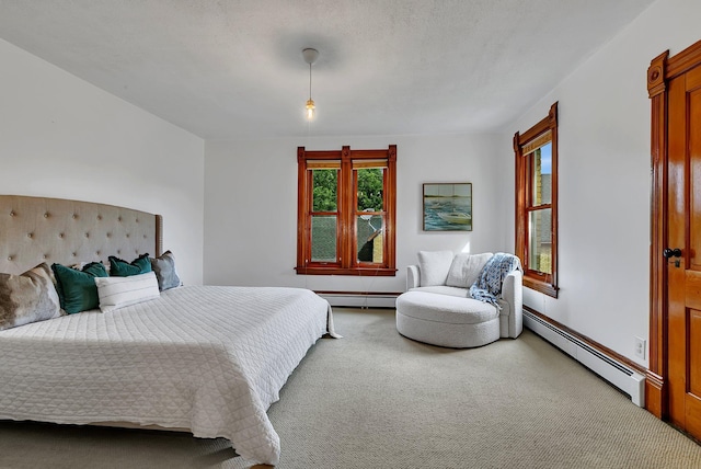 605 7th Ave N, Saint Cloud, MN 56303 - bedroom with a baseboard radiator and carpet