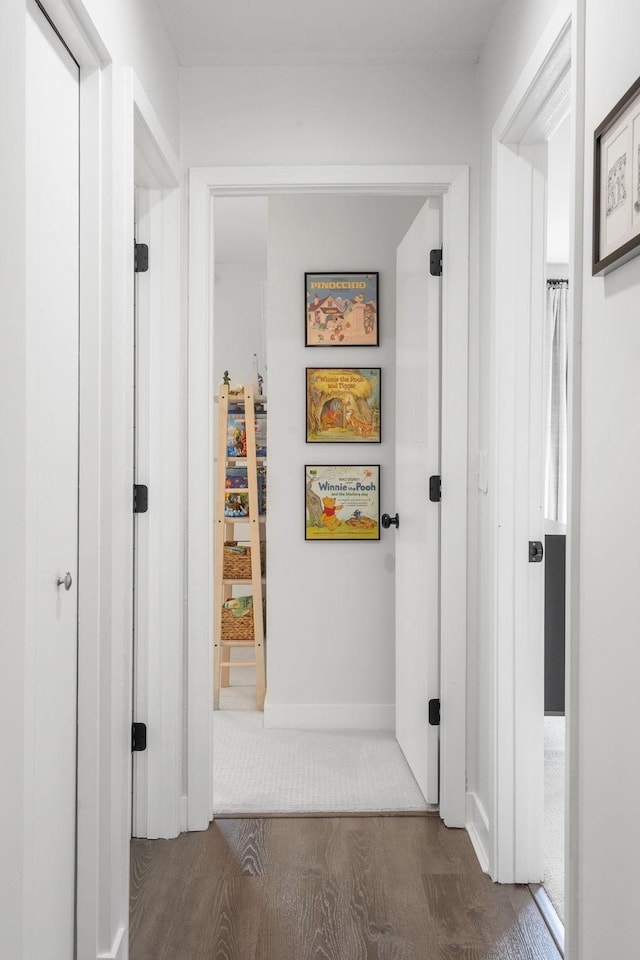 9645 Garrison Way, Eden Prairie, MN 55347 - hallway with wood finished floors