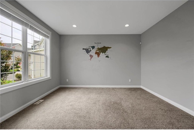 6919 156th St, Savage, MN 55378 - carpeted spare room with recessed lighting
